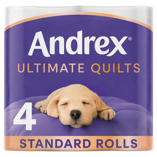 Andrex Ultimate Quilts toilet roll 4 rolls - British product