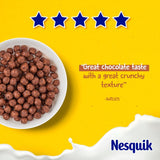 Nesquik chocolate cereal 375g, imported from the UK