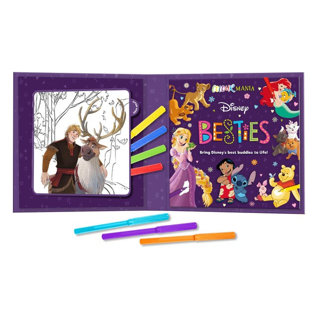 Igloo Books Disney Colourmania Besties colouring set 23cm - British product