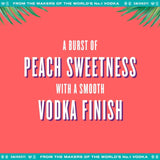 Smirnoff Miami Peach vodka 70cl (British brand)