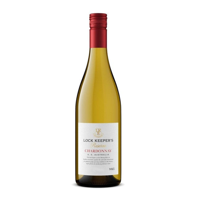 M&S Lock Keepers Reserve Chardonnay white wine 75cl, imported from the UK