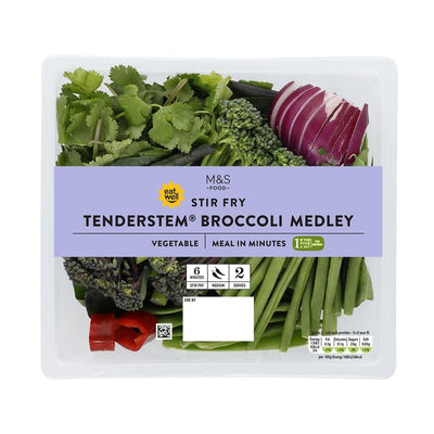 M&S Mélange de brocolis Tenderstem pour wok Légumes 220g