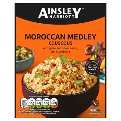 M&S Ainsley Harriott Moroccan Medley Cous Cous 100g- Buy online at McGrocer