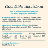 Lily's Kitchen dog chew sticks with salmon 120g, UK version