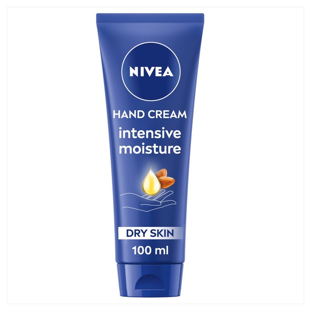 Nivea almond oil and shea butter hand cream for dry skin 100ml, imported from the UK