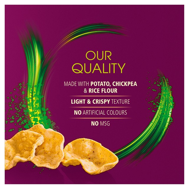 Walkers Sensations lime and coriander chutney poppadoms 82.5g (British brand)