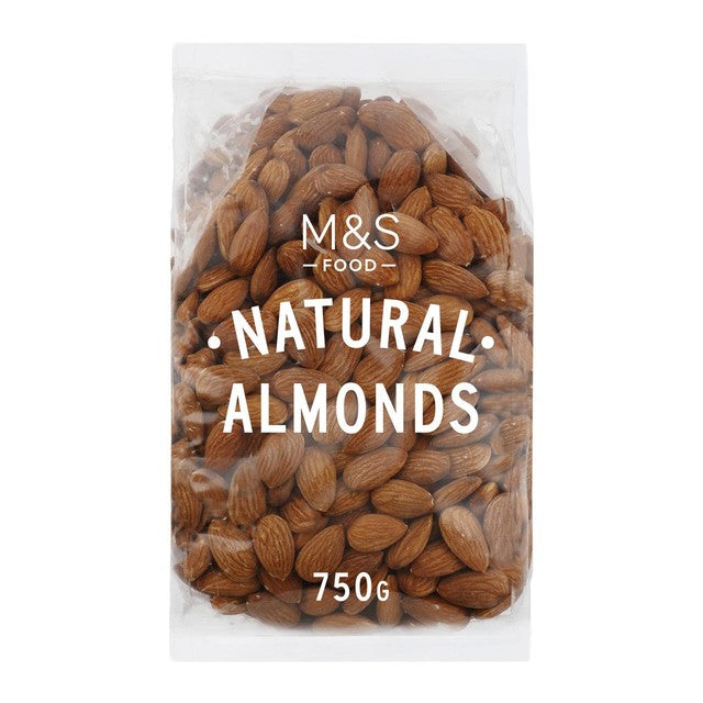 M&S Natural Almonds snack bag, UK version