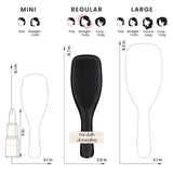 Tangle Teezer wet detangler hairbrush Liquorice Black (British brand)