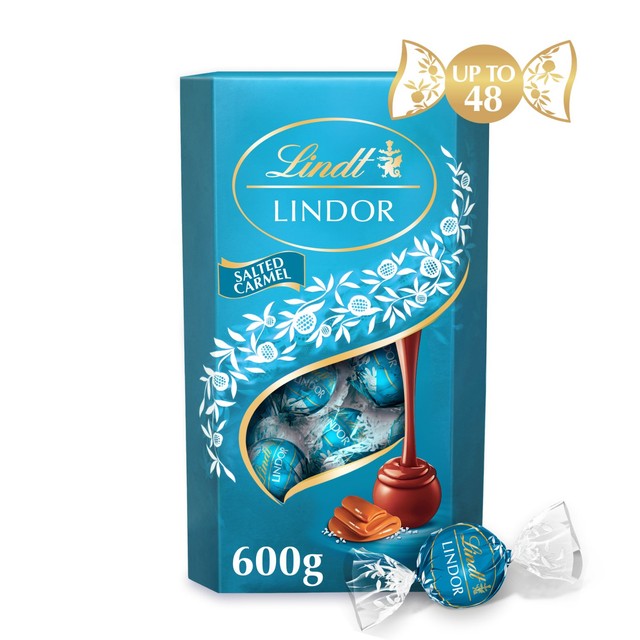 Lindt Salted Caramel Chocolate Truffles 600g, UK version