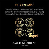 Baylis & Harding Oud Cedar & Amber bath and body gift set - British product
