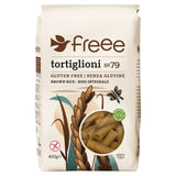 Freee gluten free brown rice tortiglioni pasta 400g - British product