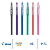 Pilot Frixion erasable rollerball pens 0.7mm imported from the UK