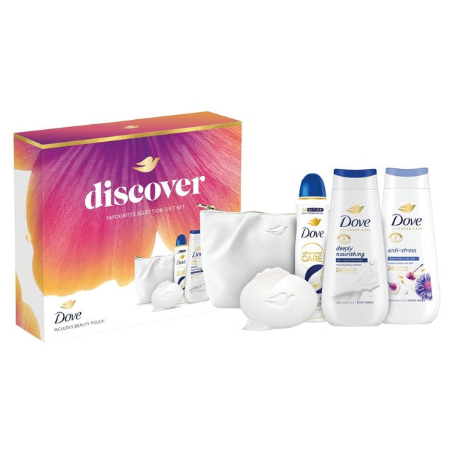 Dove Discover Favourites Selection Wash Bag & Gift Set