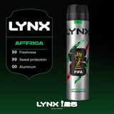 Lynx Africa Anti-Perspirant Deodorant Spray 250ml, UK version