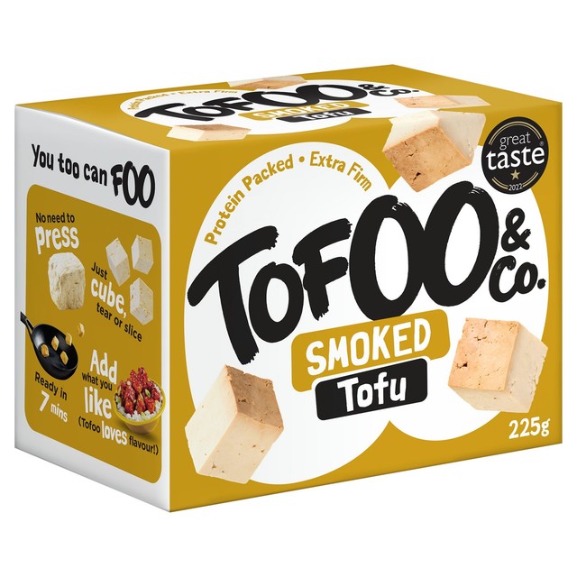 Tofoo smoked organic firm tofu 225g (British brand)