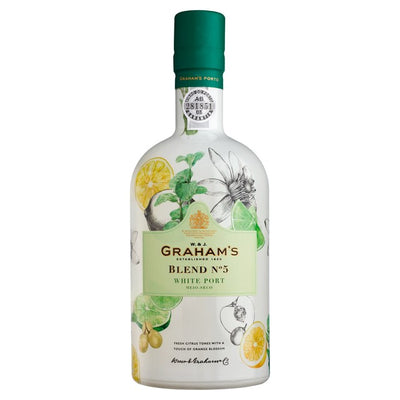 M&S Graham's Blend No5 White Port Fortified Wine 75cl- Buy online at McGrocer