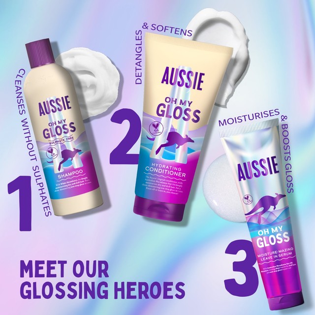 Aussie Oh My Gloss leave-in serum 160ml - British product