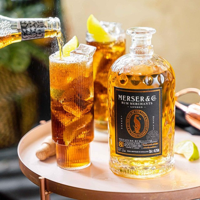 Merser & Co Signature Rum 70cl, imported from the UK