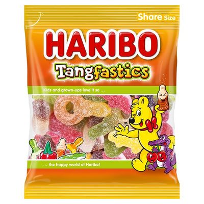 M&S Haribo Tangfastics Syrlige Frukt- og Colagodbiter 160g - Kjøp online hos McGrocer