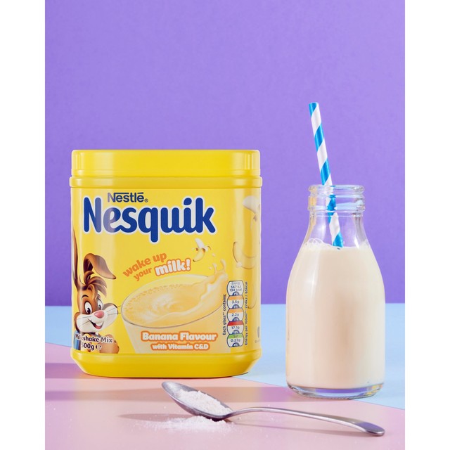 Nesquik Banana Milkshake Powder 500g, imported from the UK