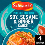 Schwartz Dark Soy, Sesame & Ginger Sauce Mix 300g (British brand)