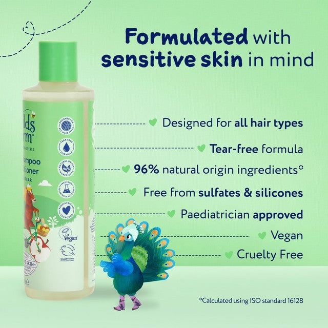 Childs Farm apple and pear 2-in-1 shampoo and conditioner 250ml - British product