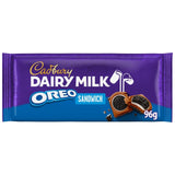 Cadbury Dairy Milk Oreo sandwich chocolate bar 96g - British product