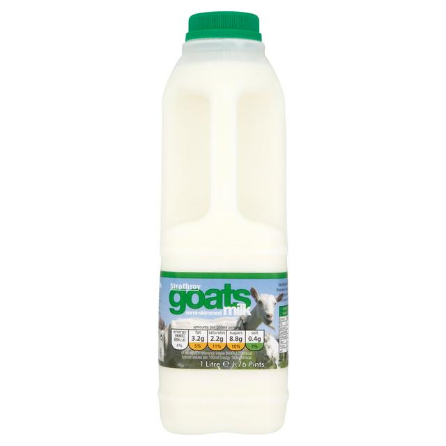 Strathroy Semi Skimmed Goats Milk 1L