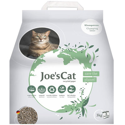 Joe's Cat Klumpende Katzenstreu aus recyceltem Papier und Holz 3 kg