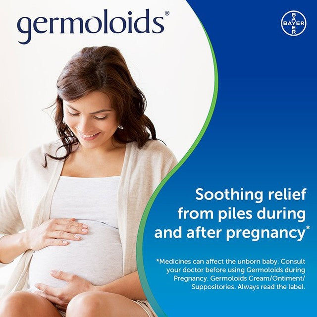 Germoloids Triple Action Haemorrhoids & Piles Suppositories 24 suppositories, UK version