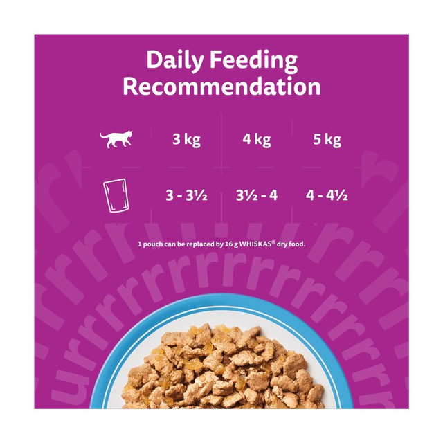 Whiskas wet cat food pouches fish favourites in jelly 80 x 85g (British brand)