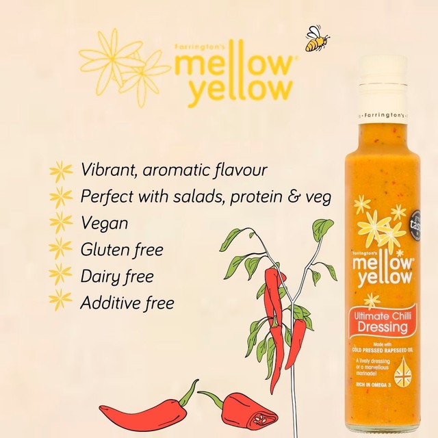 Farringtons Mellow Yellow Chilli Dressing 250ml - British product