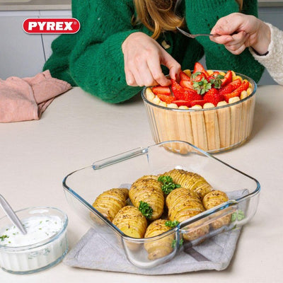 Plat Pyrex Classique carré 21cm