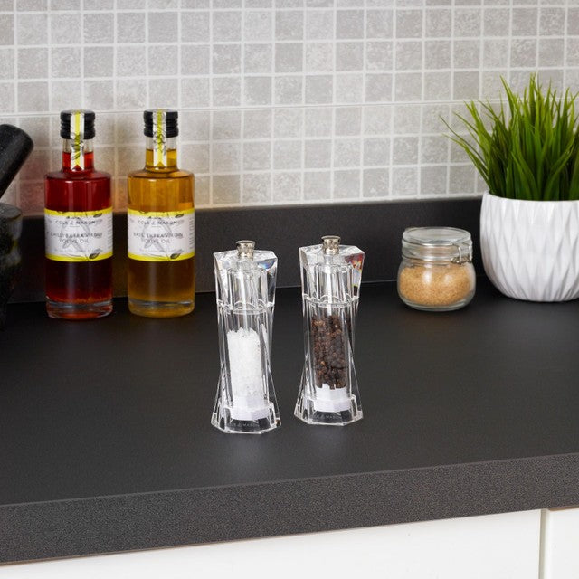 Cole & Mason Aldeburgh salt and pepper mill set 14cm - British product