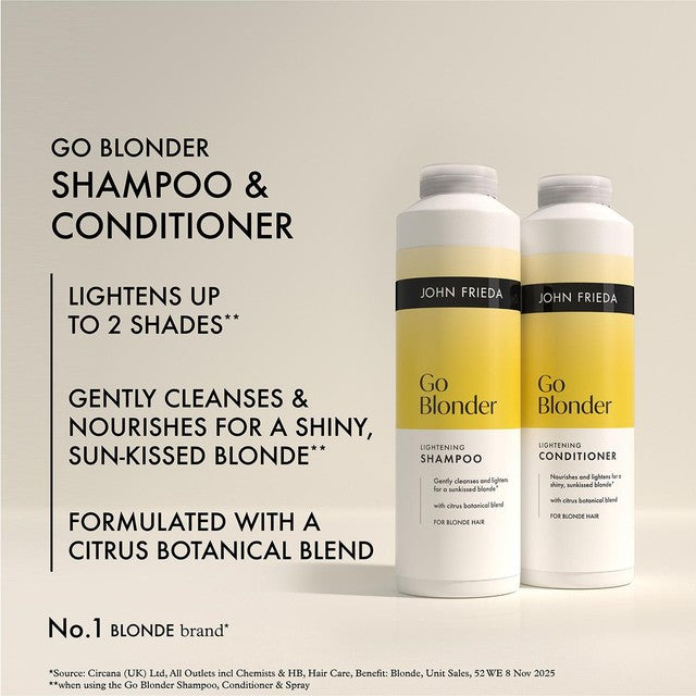 John Frieda Go Blonder lightening bundle pack, imported from the UK