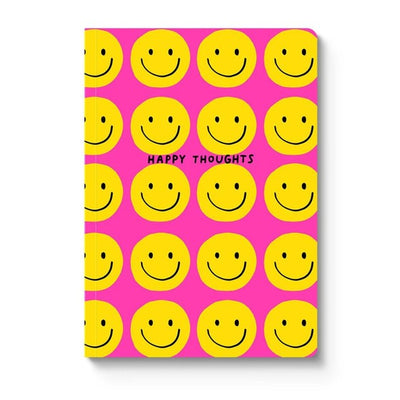 Ohh Deer A5 Taschenbuch Notizbuch mit fröhlichen Gedanken und Linien
