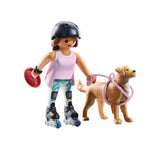 Playmobil toy set My Life Skater with Retriver, imported from the UK