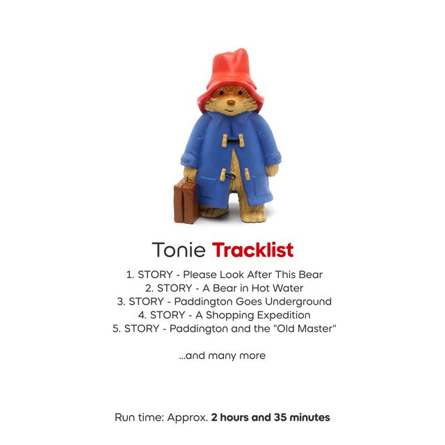 Tonies Paddington Bear audio character - British product