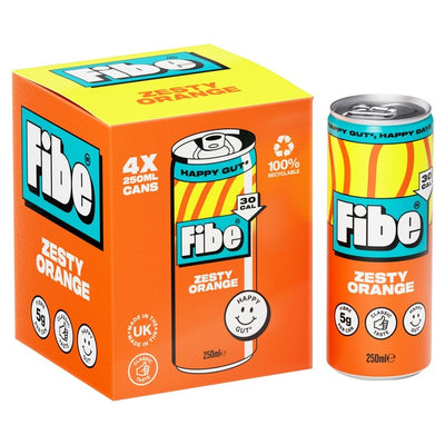 Fibe Zitrone-Orange Dosen-Ballaststoffgetränk 4 x 250ml