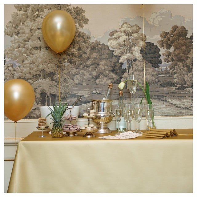 Duni Gold table cover 138x220cm, UK version