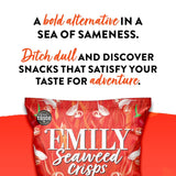 Emily Sriracha Seaweed Crisps 50g - British product
