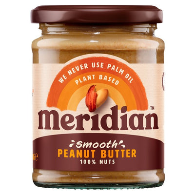 M&S Meridian Natural Peanut Butter Smooth No Salt 280g- Buy online at McGrocer