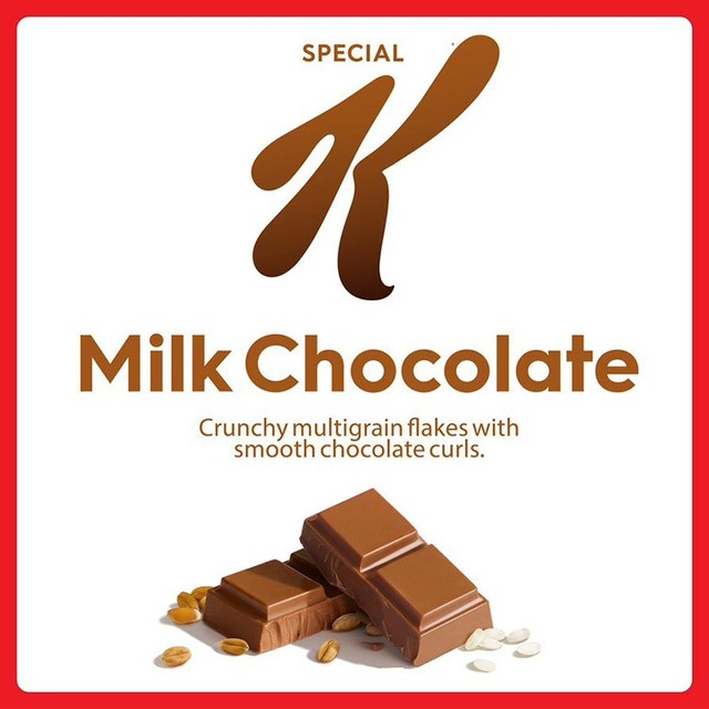 Kellogg's Special K Breakfast Cereal Milk Chocolate 360g, imported from the UK