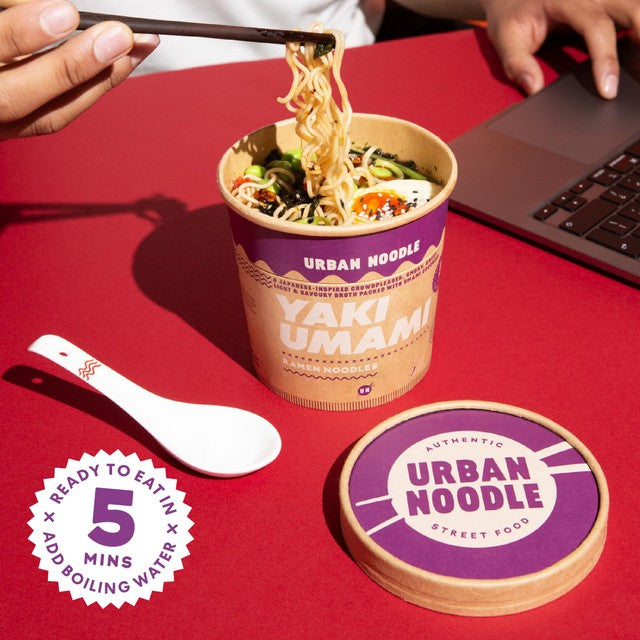 Urban Noodle Yaki Umami Ramen instant noodle pot 87g (British brand)