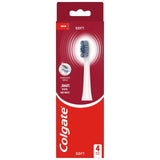 Colgate toothbrush heads Max White Soft pack of 4 - British product
