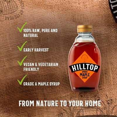 Sirop d'érable ambré Hilltop Honey 640g
