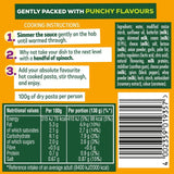 Dolmio Mild Creamy Garlic & Black Pepper pasta sauce 390g - British product
