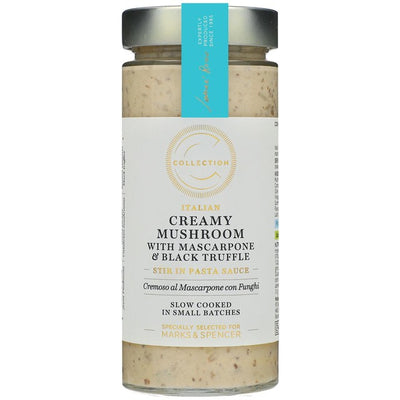 M&S M&S Creamy Mushroom & Black Truffle Pasta Sauce 280g- Buy online at McGrocer