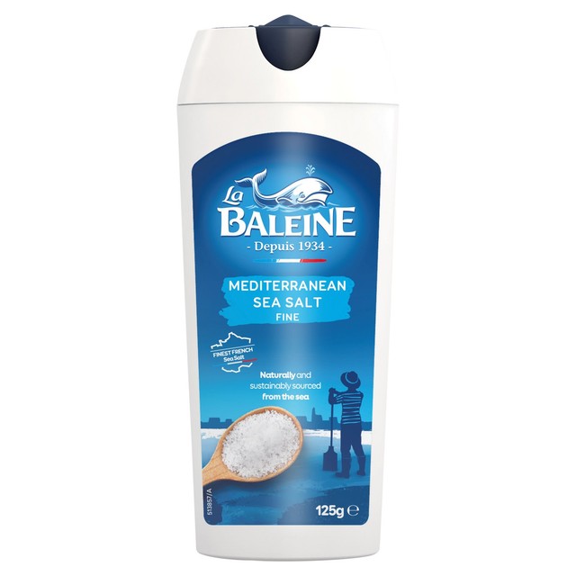 La Baleine fine sea salt shaker 125g, UK version