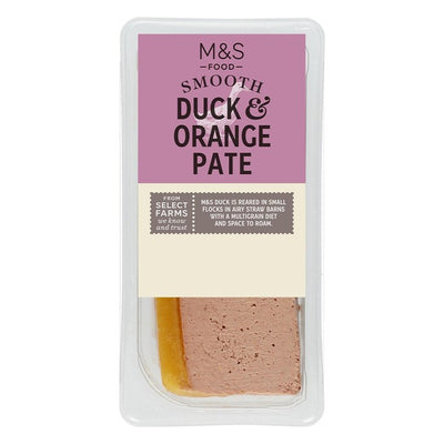 M&S Glatte Ente und Orange Pastete mit Hühnerleber 170g